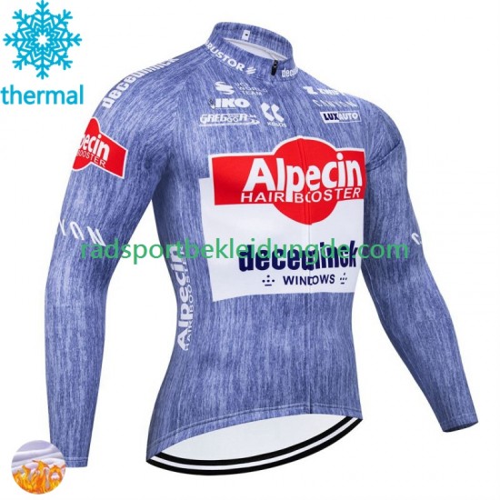 Alpecin Deceuninck 2024 Herren Radtrikot (Winter Thermal Fleece)