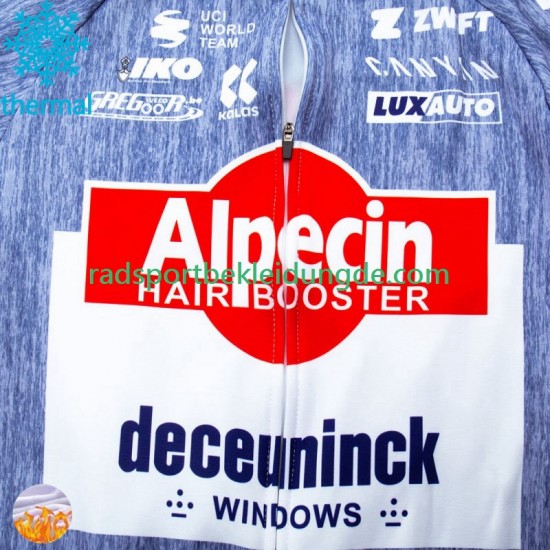 Alpecin Deceuninck 2024 Herren Radtrikot (Winter Thermal Fleece)