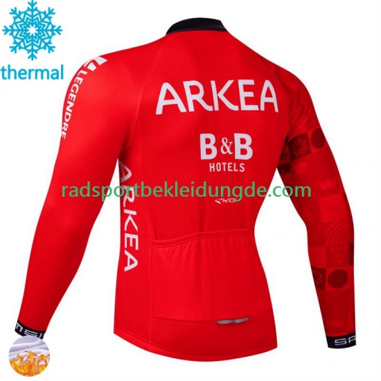 Arkea Bb Hotels Excalibur 2024 Herren Radtrikot (Winter Thermal Fleece)