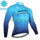 Astana Qazaqstan 2023 Herren Radtrikot (Winter Thermal Fleece)