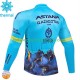 Astana Qazaqstan 2024 Herren Radtrikot (Winter Thermal Fleece) N001