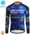 Astana Qazaqstan 2024 Herren Radtrikot (Winter Thermal Fleece)