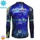 Astana Qazaqstan 2024 Herren Radtrikot (Winter Thermal Fleece)
