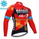Bahrain Victorious 2023 Herren Radtrikot (Winter Thermal Fleece)