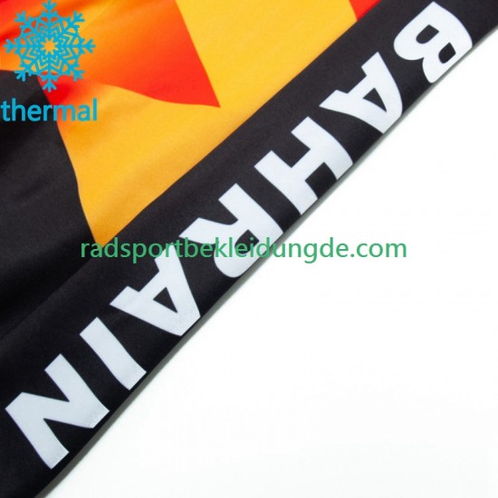 Bahrain Victorious 2023 Herren Radtrikot (Winter Thermal Fleece)