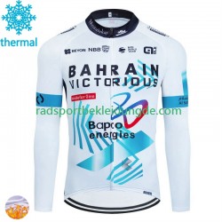 Bahrain Victorious 2024 Herren Radtrikot (Winter Thermal Fleece)