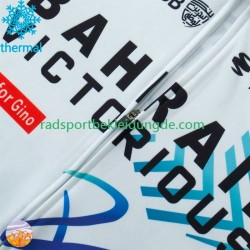 Bahrain Victorious 2024 Herren Radtrikot (Winter Thermal Fleece)