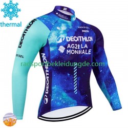 Decathlon Ag2R 2024 Herren Radtrikot (Winter Thermal Fleece) N001