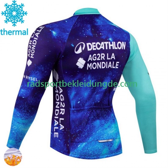 Decathlon Ag2R 2024 Herren Radtrikot (Winter Thermal Fleece) N001