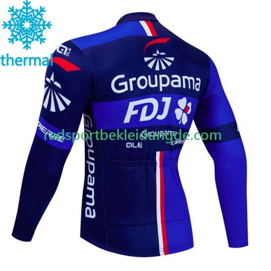 Fdj Groupama 2023 Herren Radtrikot (Winter Thermal Fleece)