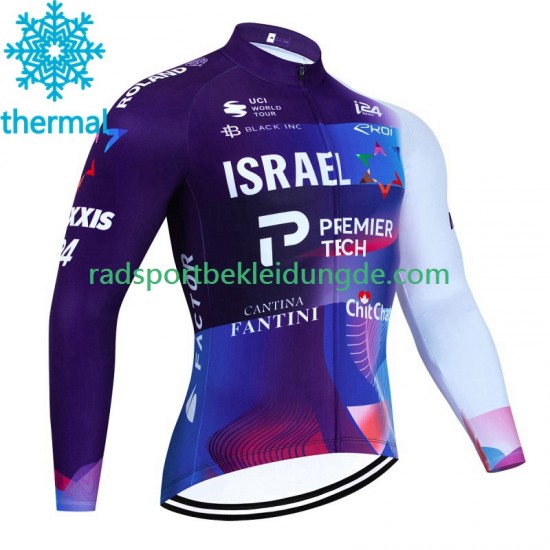 Israel 2023 Herren Radtrikot (Winter Thermal Fleece)