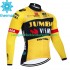Jumbo Visma 2023 Herren Radtrikot (Winter Thermal Fleece)