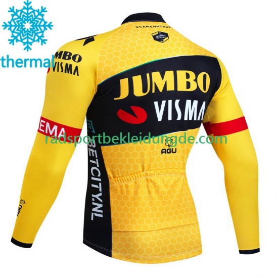 Jumbo Visma 2023 Herren Radtrikot (Winter Thermal Fleece)