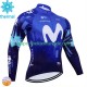 Movistar 2024 Herren Radtrikot (Winter Thermal Fleece)