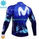 Movistar 2024 Herren Radtrikot (Winter Thermal Fleece)