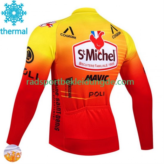 St Michel Auber 93 Mavic 2024 Herren Radtrikot (Winter Thermal Fleece)
