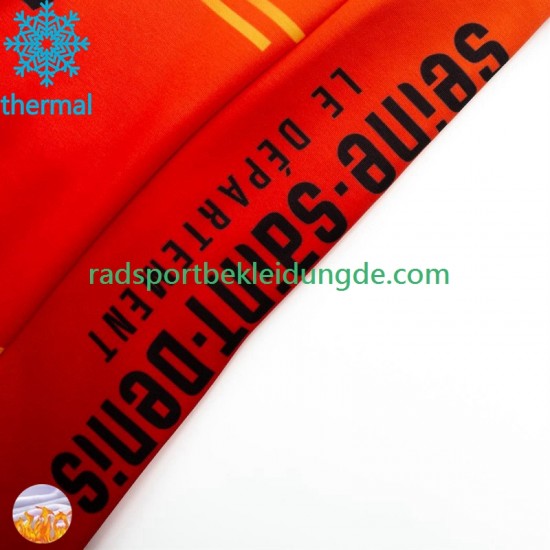 St Michel Auber 93 Mavic 2024 Herren Radtrikot (Winter Thermal Fleece)