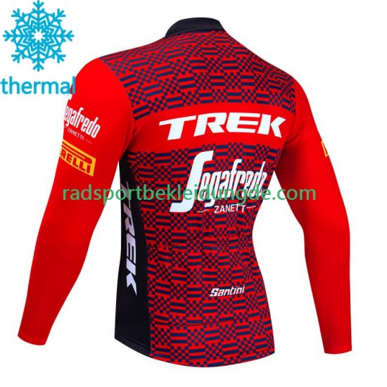 Trek Segafredo 2023 Herren Radtrikot (Winter Thermal Fleece)