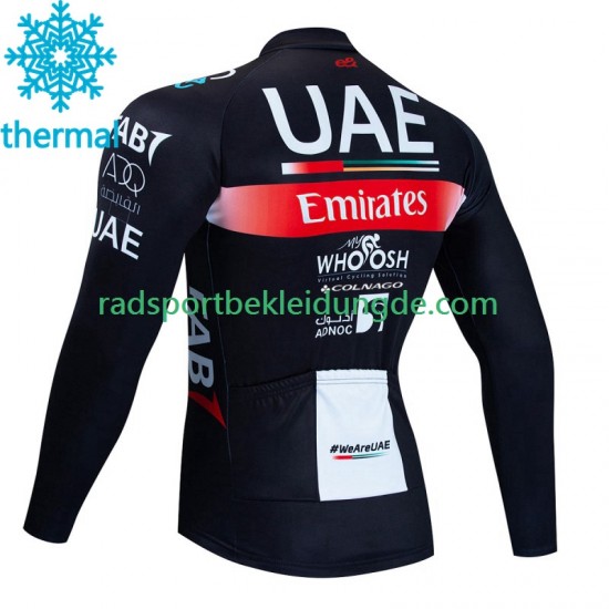 Uae Emirates 2023 Herren Radtrikot (Winter Thermal Fleece) N001