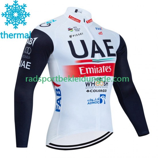 Uae Emirates 2023 Herren Radtrikot (Winter Thermal Fleece)