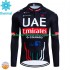 Uae Emirates 2024 Herren Radtrikot (Winter Thermal Fleece) N001