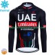 Uae Emirates 2024 Herren Radtrikot (Winter Thermal Fleece) N001
