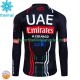 Uae Emirates 2024 Herren Radtrikot (Winter Thermal Fleece) N001