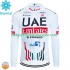 Uae Emirates 2024 Herren Radtrikot (Winter Thermal Fleece)