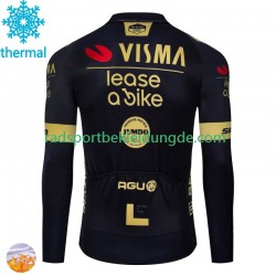 Visma Lease A Bike 2024 Herren Radtrikot (Winter Thermal Fleece) N001
