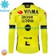 Visma Lease A Bike 2024 Herren Radtrikot (Winter Thermal Fleece)