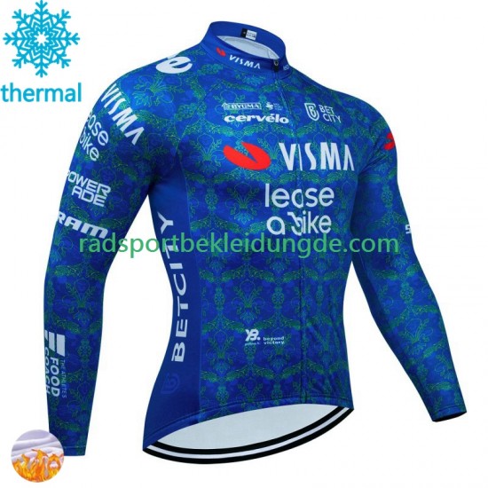 Visma Lease A Bike Tdf 2024 Herren Radtrikot (Winter Thermal Fleece)