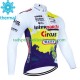 Wanty Circus 2023 Noir Herren Radtrikot (Winter Thermal Fleece)