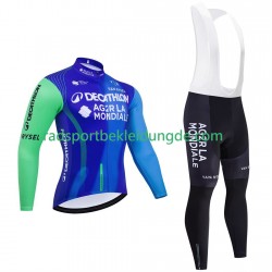 Pro Decathlon Ag2R 2025 Herren Radtrikot Langarm + Trägerhose Lange