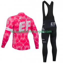 Pro Ef Education Easypost 2025 Herren Radtrikot Langarm + Trägerhose Lange