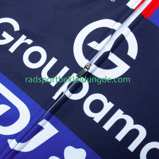 Pro Groupama Fdj 2025 Herren Radtrikot Langarm + Trägerhose Lange