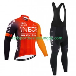 Pro Ineos Grenadier 2025 Herren Radtrikot Langarm + Trägerhose Lange