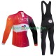 Pro Ineos Totalenergies Tour De France 2025 Herren Radtrikot Langarm + Trägerhose Lange