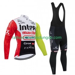 Pro Intermarche Wanty 2025 Herren Radtrikot Langarm + Trägerhose Lange