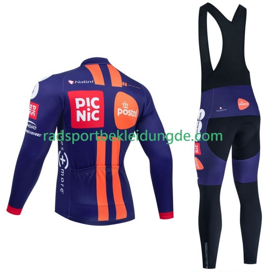 Pro Picnic Postnl 2025 Herren Radtrikot Langarm + Trägerhose Lange
