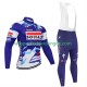 Pro Soudal Quick Step 2025 Herren Radtrikot Langarm + Trägerhose Lange