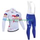 Pro Totalenergies 2025 Herren Radtrikot Langarm + Trägerhose Lange