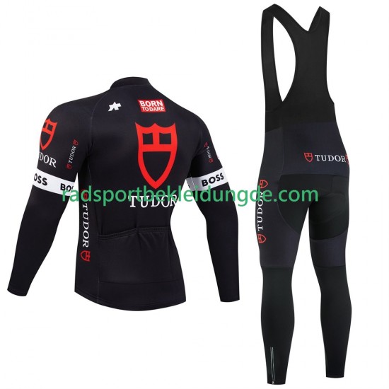 Pro Tudor 2025 Herren Radtrikot Langarm + Trägerhose Lange