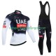 Pro Uae Team Emirates 2025 Herren Radtrikot Langarm + Trägerhose Lange N001