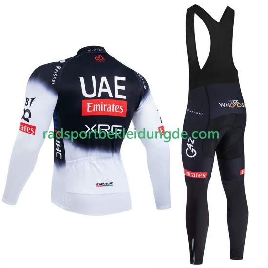 Pro Uae Team Emirates 2025 Herren Radtrikot Langarm + Trägerhose Lange N001