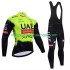 Pro Uae Team Emirates 2025 Fluo Herren Radtrikot Langarm + Trägerhose Lange