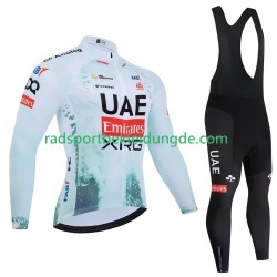 Pro Uae Team Emirates Xrg Tdf Editon Race 2025 Herren Radtrikot Langarm + Trägerhose Lange