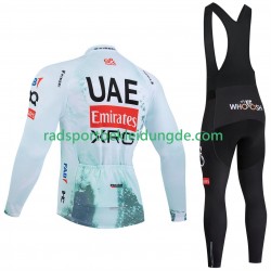 Pro Uae Team Emirates Xrg Tdf Editon Race 2025 Herren Radtrikot Langarm + Trägerhose Lange