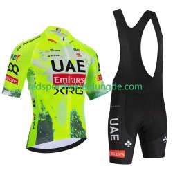 Equipe Pro Uae Team Emirates Xrg Tdf Editon Race Fluo 2025 Herren Fahrradtrikot +Trägershort