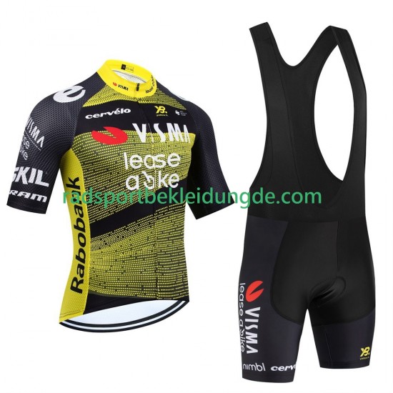 Equipe Pro Visma Lease A Bike Tour De France 2025 Herren Fahrradtrikot +Trägershort
