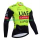 Equipe Pro Uae Team Emirates 2025 Fluo Herren Radtrikot (Langarm)